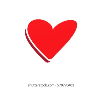 love sign heart vector logo