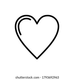 Love Sign Icon Logo Vector Isolated. Love and Wedding Icon Set. Editable Stroke and Pixel Perfect.