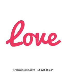 love sign pop art style icon vector illustration design