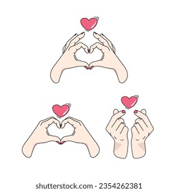 Love Sign Simple Vector Illustration