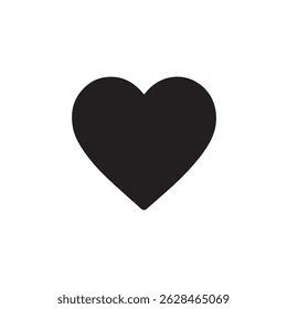 Love silhouette vector on white background 