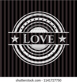 Love silver emblem