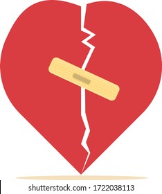 love simple clip art vector illustration