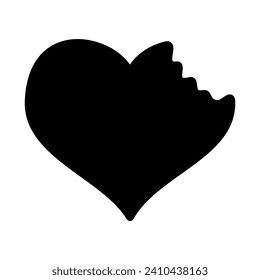 amor icono simple, ilustración de icono simple, arte vectorial