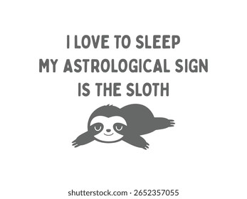 Eu adoro dormir meu signo astrológico é a árvore gráfica preguiça para rainhas soneca e amantes da astrologia