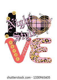 love slogan design