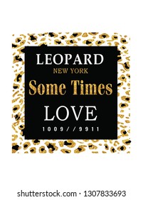 love slogan design print