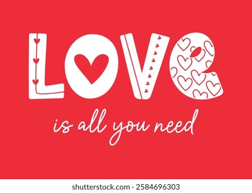 Love slogan vector illustration for t-shirt and other uses.