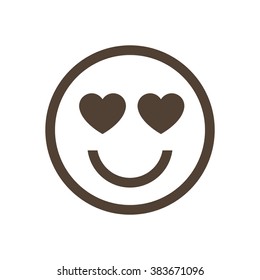 Love Emoji Icon Vector Stock Vector (Royalty Free) 1367325977