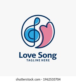 Love song logo design inspiration	