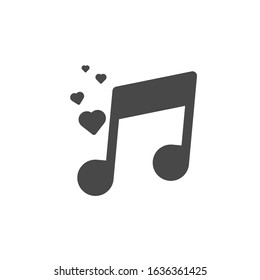 love song solid icon valentines day 