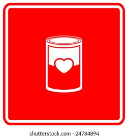 love soup or canned love sign