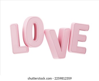 Love specials 3d vector icon illustration	