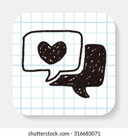 love speech doodle