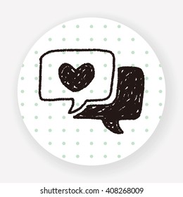 love speech doodle