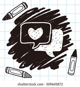love speech doodle