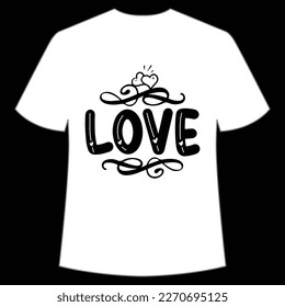 Love St. Patrick's Day Shirt Print Template, Lucky Charms, Irish, everyone has a little luck Typography Design