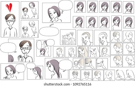 love story comic set