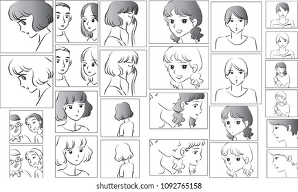 love story comic set