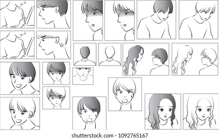 love story comic set