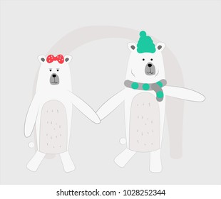 love story of cute bear