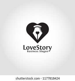 Love Story - Romance Author Logo