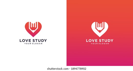 Love study logo designs template