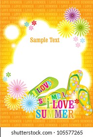 I Love Summer / Summer Backgrounds / Summer Event Poster