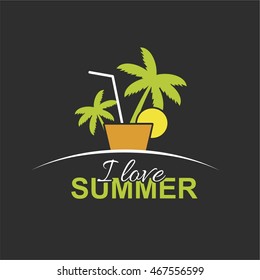 I love summer, banner