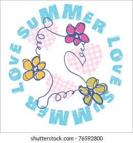 love summer card