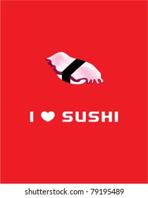 i love sushi card