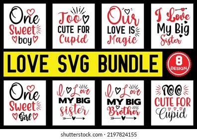 Love svg bundle design file