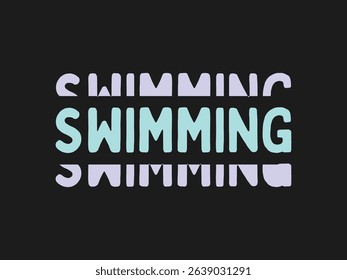 Love swimming tee design perfect shirt for swimmers and water sport fans
