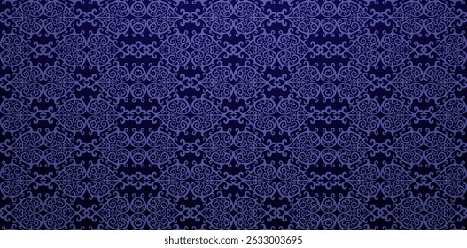 Love swirl ornament pattern with lace ornate dark blue backgrounds for Elegant luxury textured wallpapers, backgrounds and page fill, Fashionable modern textiles material, creative designs tiles base