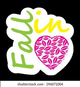 Love symbol "fall in love"