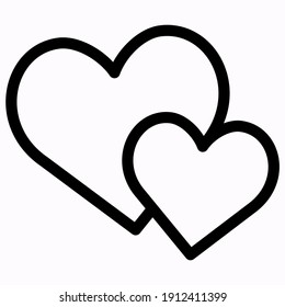 love symbol. happy couple valentines. vector illustration. valentine day