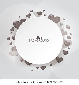 Love symbol heart design. happy valentine's day