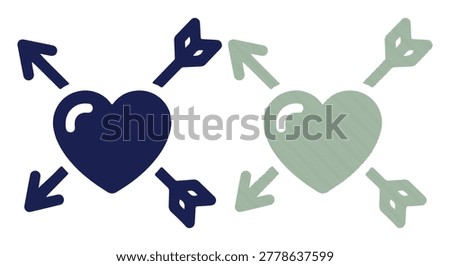 Love symbol, romance, affection, passion, emotion, cupid, feeling, relationship.