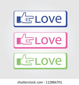 Love symbol, Valentine, vector