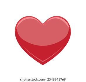 love symbol vector. Heart in red color, heart icons, love heart. Vector icon