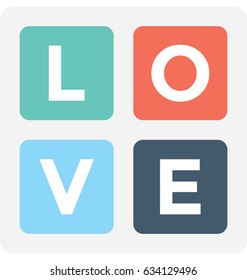 Love Symbol Vector Icon 