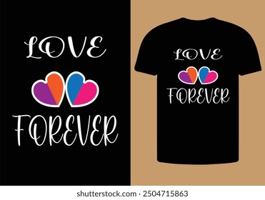 love t shirt design with t shirt