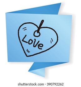 love tag doodle