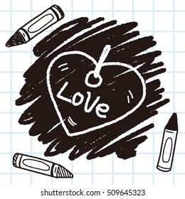 love tag doodle