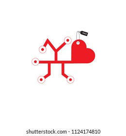 Love Tag and Share Icon