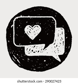 love talk doodle