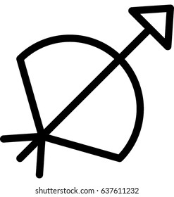 Love Target Vector Icon