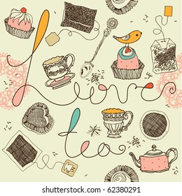 love tea background