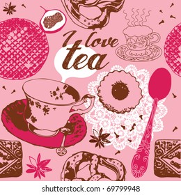 love tea background