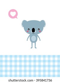 love teddy bear card vector
